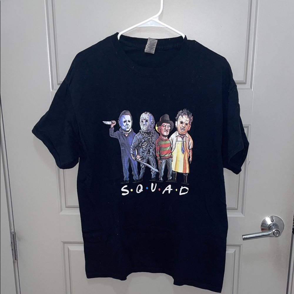 Gildan Black Graphic Tee - SQUAD Design